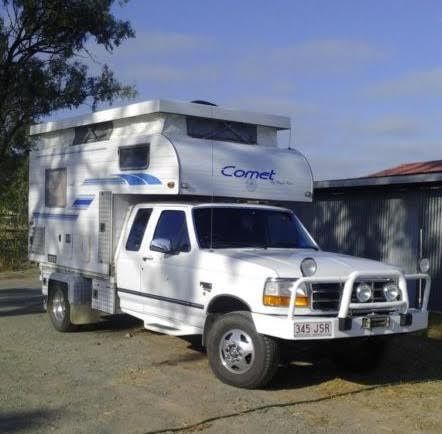 F250 Dual Cab with Comet Camper for sale QLD