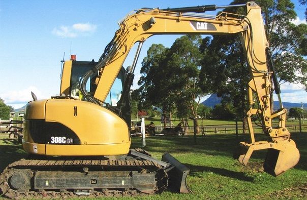Caterpillar 308CCR Excavator for sale NSW Woodenbong