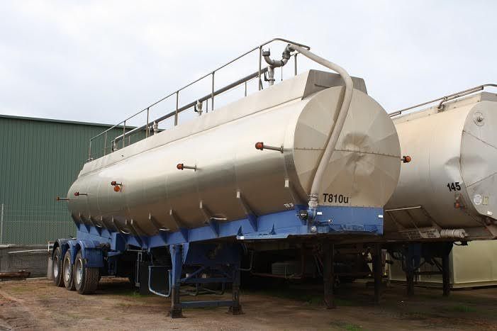 1983 Tieman Industries Stainless Tanker Trailer for sale WA 