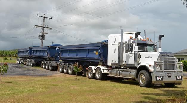 2009 AZMEB Triaxle Side Tipper Trailer for sale QLD