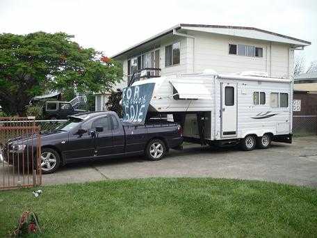 BA Falcon Ute XLS M11 &amp; Fifth Wheeler Venture 600 Caravan for sale Qld