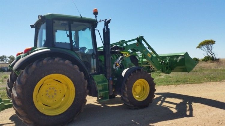 John Deere 6105M Tractor for sale SA Wild Horse Plains