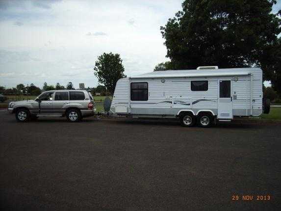 Roma Elegance Caravan and Toyota Landcruiser Wagon Caravans for sale QLD Toowoomba