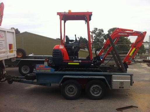 Earthmoving Equipment for sale WA mini Kubota Excavator