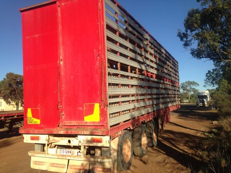 40 Foot Tri-Axle McGrath Stock Crate Trailer for sale QLD 