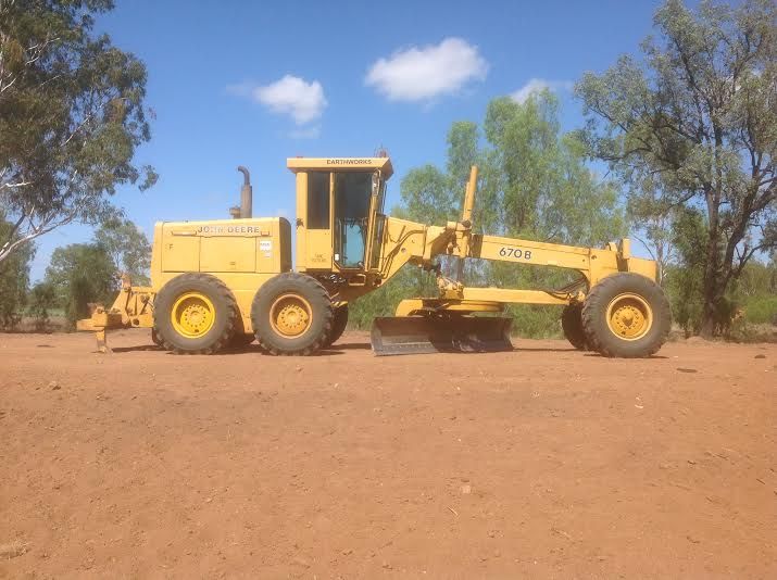 1995 John Deere 670B Grader Earthmoving Equipment for sale QLD