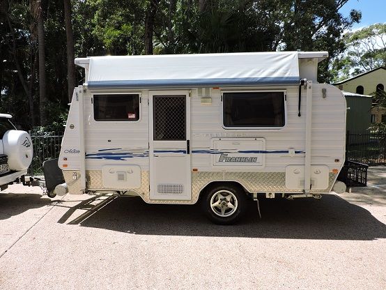 2012 Off Road Franklin Micro 14ft Poptop Caravan for sale QLD