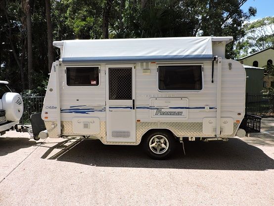 2012 Off Road Franklin Micro 14ft Poptop Caravan for sale QLD