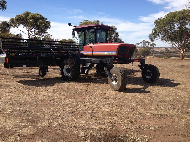 2x Macdon Swathers 9352 Farm Machinery for sale WA Borden