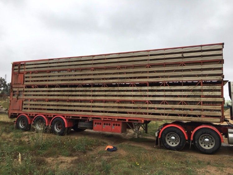 Second Hand Livestock Byrne 4 x 2 Stco Crate 1993 Model Vic Bairnsdale