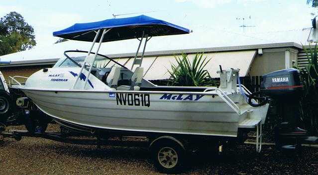 McLay 5.85m Alloy Boat for sale QLD Hervey Bay