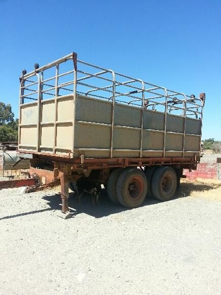 Stock Trailer with Galvanised Crate for sale WA