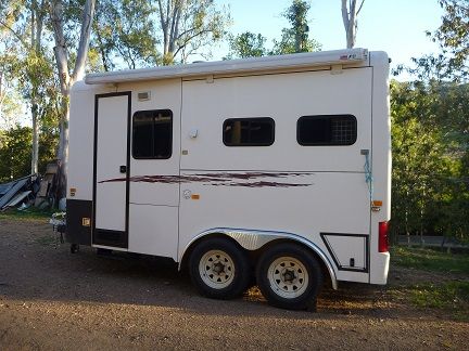 2 Horse Custom Built 2005 Horse Float for sale Qld