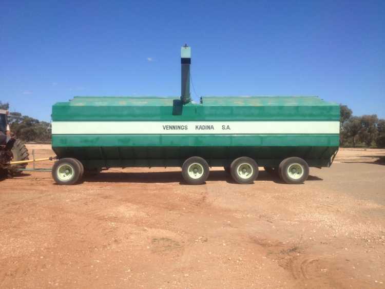Vennings Chassis Bin Farm Machinery for sale SA Blyth