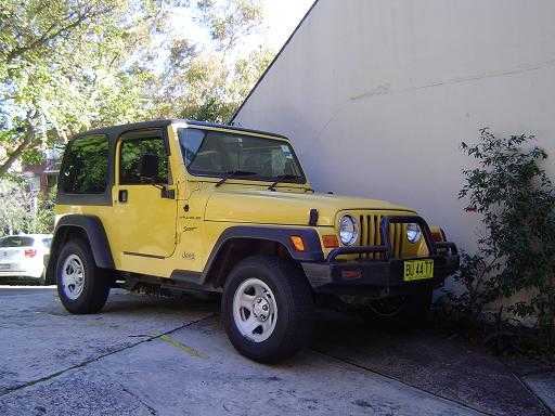 2002 Jeep Wrangler Sport 4WD for sale NSW Double Bay