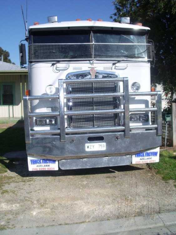 Kenworth K100E 28 Ft Rigid Tipper &amp; 20 Ft Trailer - Double Deck Stock Crate