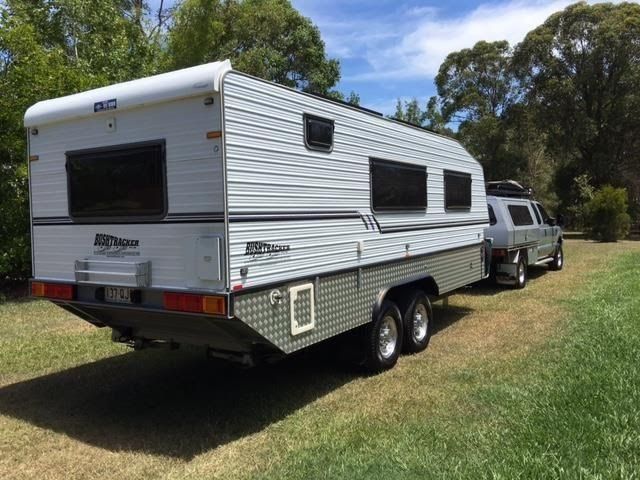 2004 Ford F250 - 2004 20ft Bushtracker Caravan for sale QLD