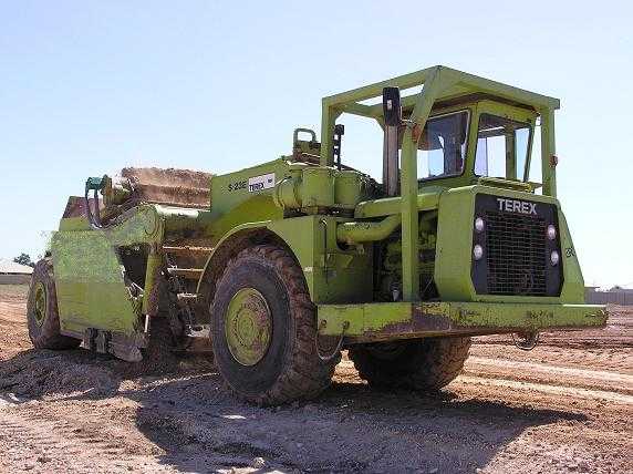 Earthmoving Equipment for sale SA Terex Scraper S23E and TS14B