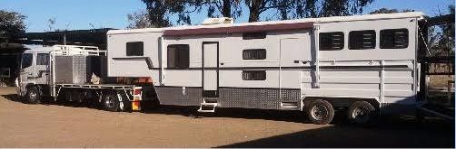 4 Horse Macro Hino Dual Cab &amp; Goose-neck Horse Transport for sale QLD